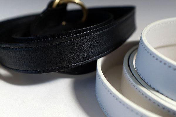 AURALEE / Double Ring Buckle Belt (Burgundy) | twelve