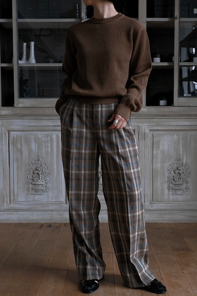 パンツ SUPER FINE TROPICALWOOLTWO-TUCK SLACKS AURALEE 