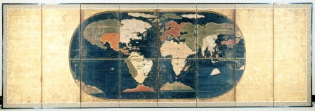 県指定文化財の南蛮屏風世界図と日本図 県が購入へ(福井県教育 県指定文化財の南蛮屏風世界図と日本図 県が購入へ(福井県教育