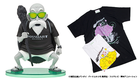 ドラゴンボール MANGART BEAMS T STYLE 亀仙人 モノクロ DRAGON BALL