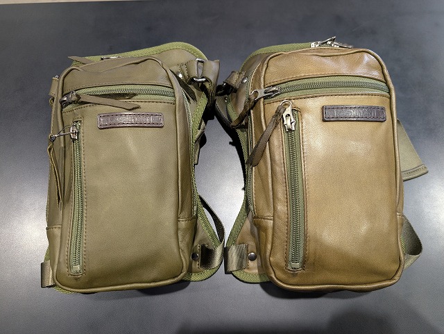 2ウェイレッグバッグ2のエイジング： KUSHITANI三鷹店 | KUSHITANI 三鷹店