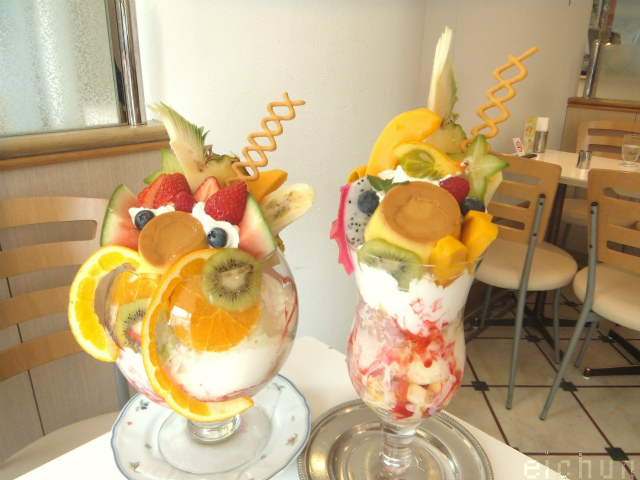 渋谷西村フルーツパーラー＠渋谷 スーパービッグパフェ3,950円 | 日々飽食