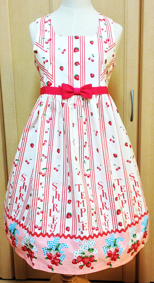 130シャーリーテンプル サーカス柄ジャンパースカート シャーリー