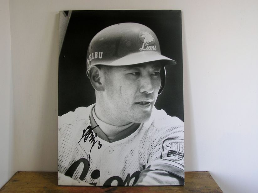 人気，正規品 大型 清原和博 直筆サイン入り 写真パネル 西武