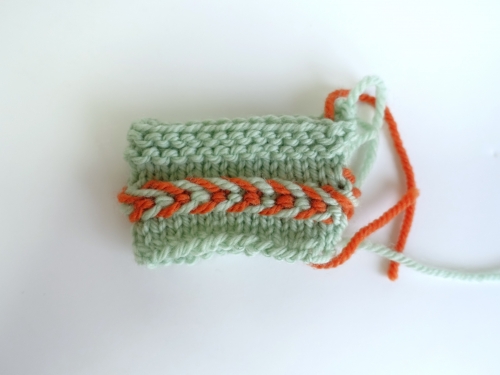 Latvian Braid（ラトビアンブレイド）の練習 | mimosaのあみもの日記