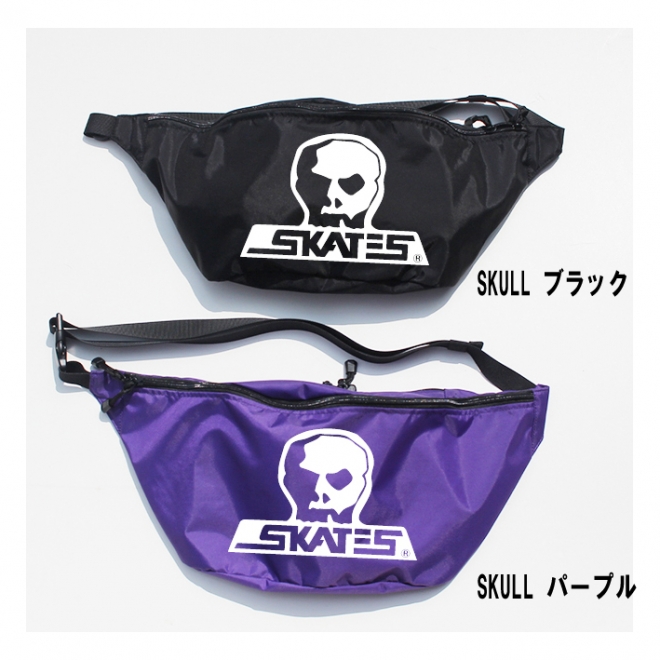 skull skates ウエストポーチ スカルスケーツ SKULL SKATES NYLON SHOULDER BAG WAISTBAG BODYBAG 4COLOR