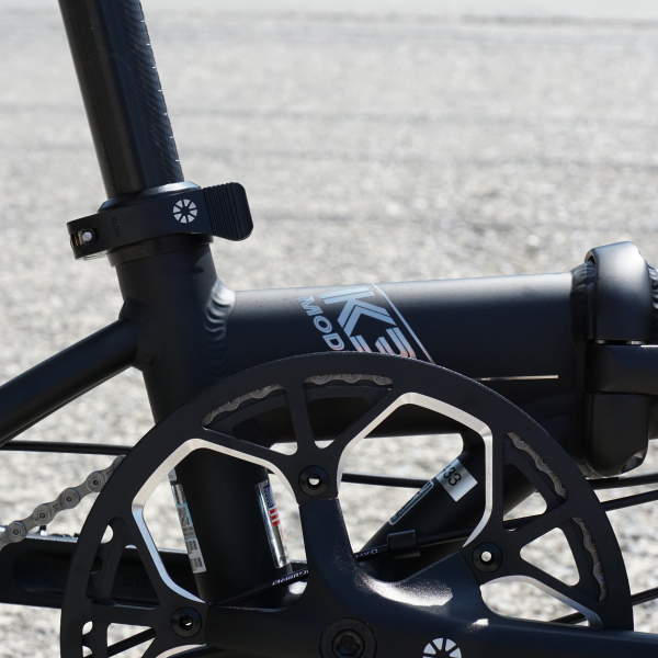 DAHON K3(マットブラックxシルバー)+ビックアップル 納車しま DAHON K3(マットブラックxシルバー)+ビックアップル 納車しま