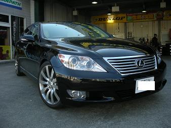 LS460後期にARTmonoの20インチ&ロアリンクキットを LS460後期にARTmonoの20インチ&ロアリンクキットを