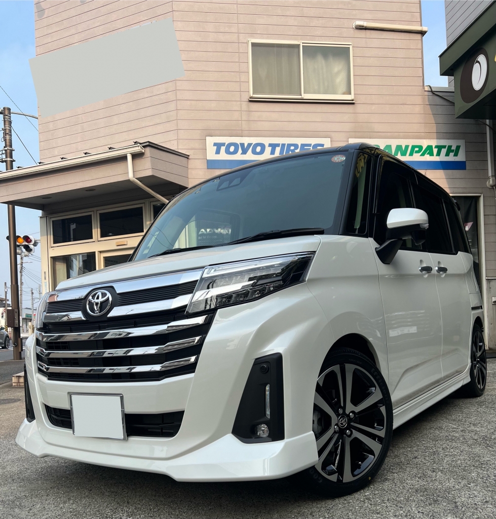 ✨トヨタ ルーミー純正流用でお洒落に✨ | 瀬谷タイヤのブログ