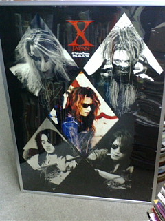 X JAPAN 1994年 オフィシャルポスター YOSHIKI hide 60×84