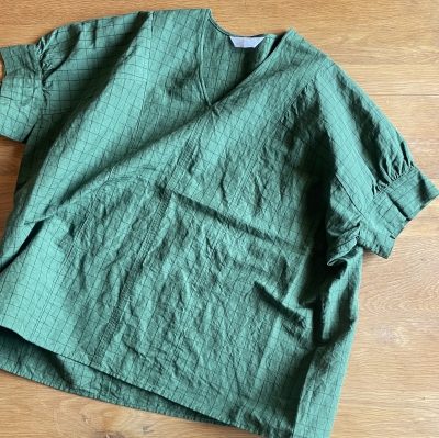 homspun パフスリーブブラウス | MONDAY STORE