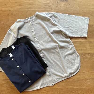 homspun 天竺半袖カーディガン | MONDAY STORE