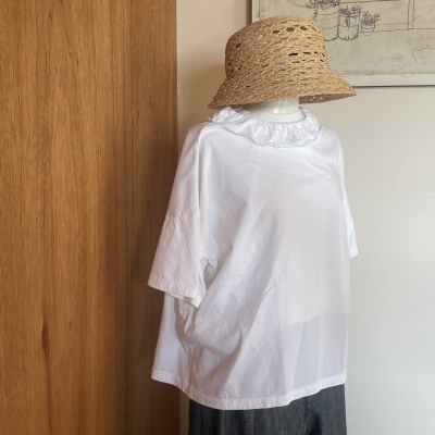homspun フリル半袖Tシャツ | MONDAY STORE