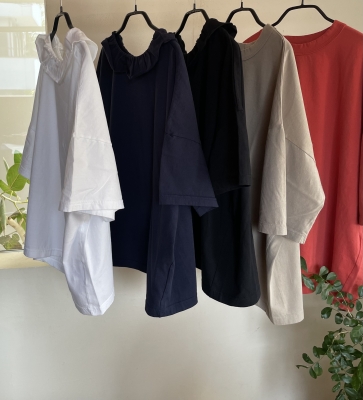 homspun フリル半袖Tシャツ | MONDAY STORE
