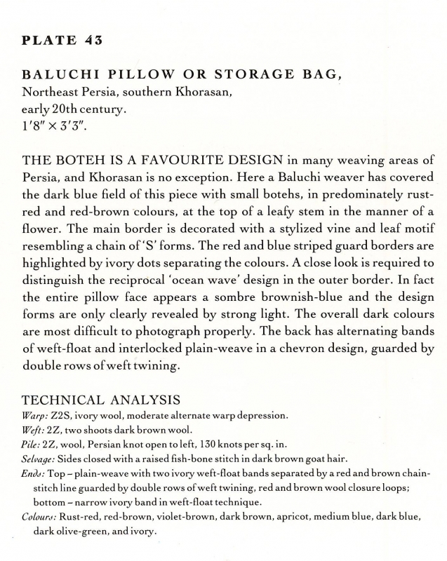 BALUCHI WOVENTRESURES バルーチ絨毯専門書 BALUCHI WOVENTRESURES バルーチ絨毯専門書