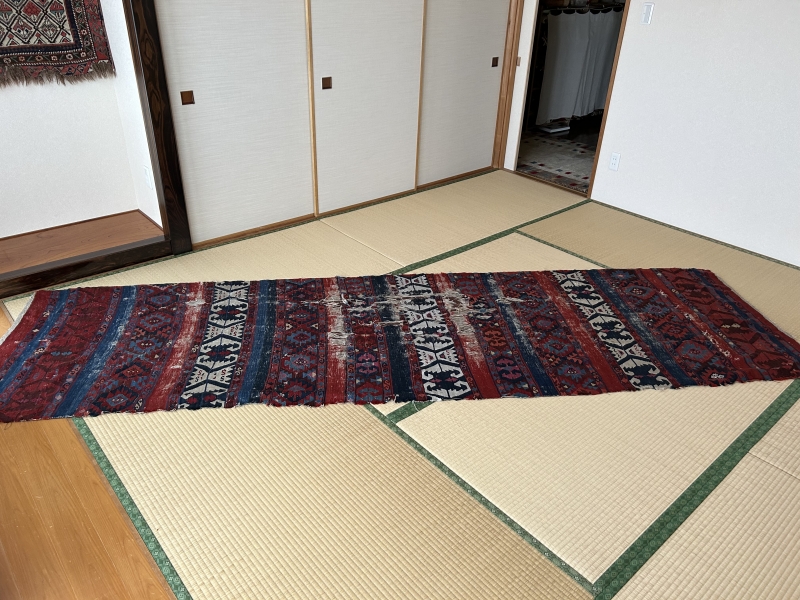 アンティーク　キリム アンティークキリムの裏地付け | My Favorite Rugs and Kilims