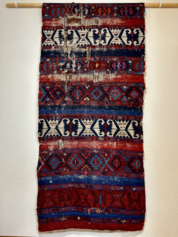 アンティークキリムの裏地付け | My Favorite Rugs and Kilims