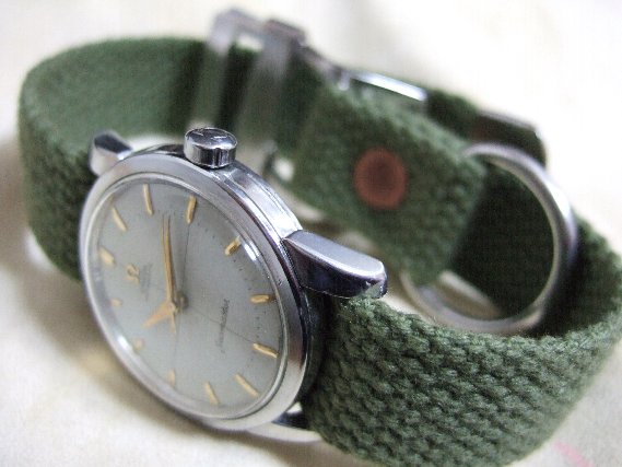 一澤帆布の時計用木綿ストラップ /オメガシーマスター | SAVILE ROW