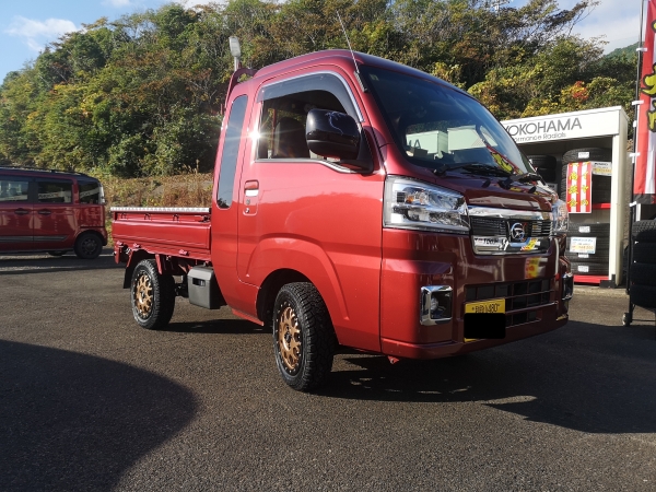 ハイゼットトラックジャンボ MLJ XTREME-J XJ04 14インチホイール 装着