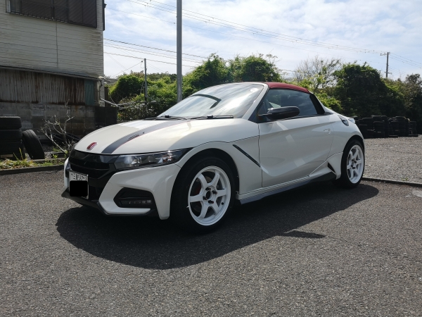 S660 RAYS VOLKRACING TE37 SONIC 15＆16インチホイール 装着  