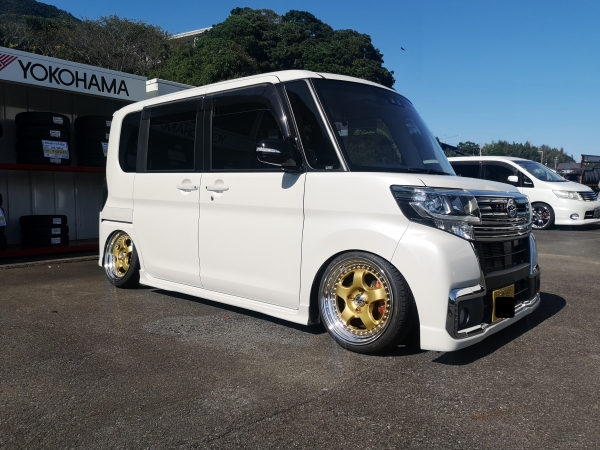 マイスターS1R 16インチ 深リム カスタム塗装 ムーヴ タント タントカスタム WORK マイスターS1R 16インチホイール 装着～♪ | カー