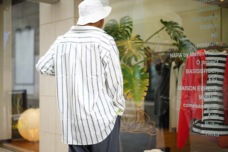 UNUSED アンユーズド 25SS STRIPE FOOD SHIRT 3 UNUSED(アンユーズド)