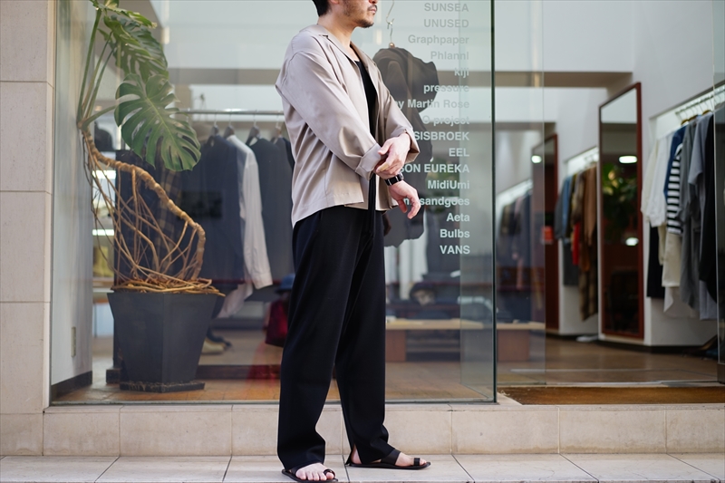 AURALEE(オーラリー)の最新作、Wool Silk Tropical Shirts