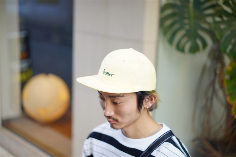 Butter Goods (バターグッズ) Classic Logo Oxford 6Panel Cap/Yellow