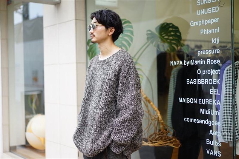 O Project(オープロジェクト)20AW Collectionの新作、Knitted Crew