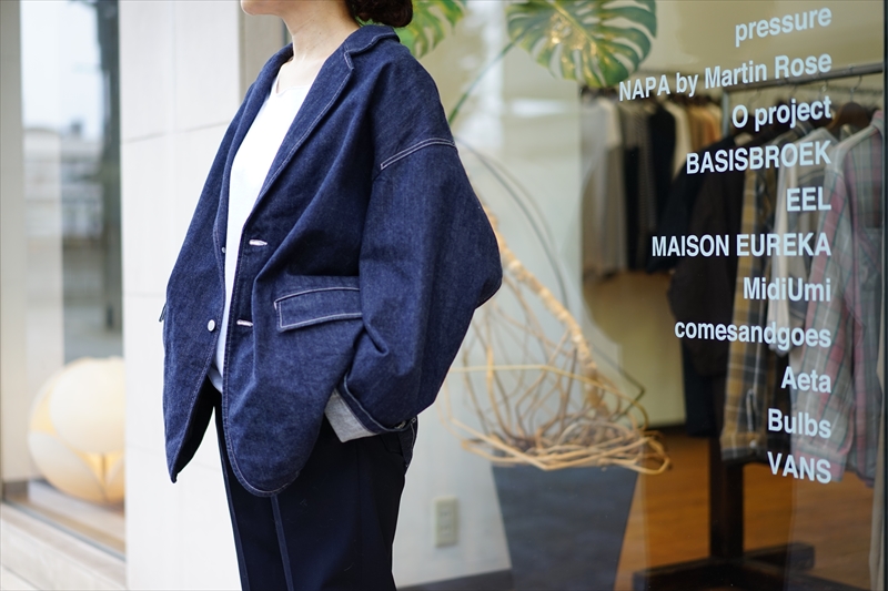 Graphpaper(グラフペーパー)の新作、CIOTA for GP Suvin Cotton Denim