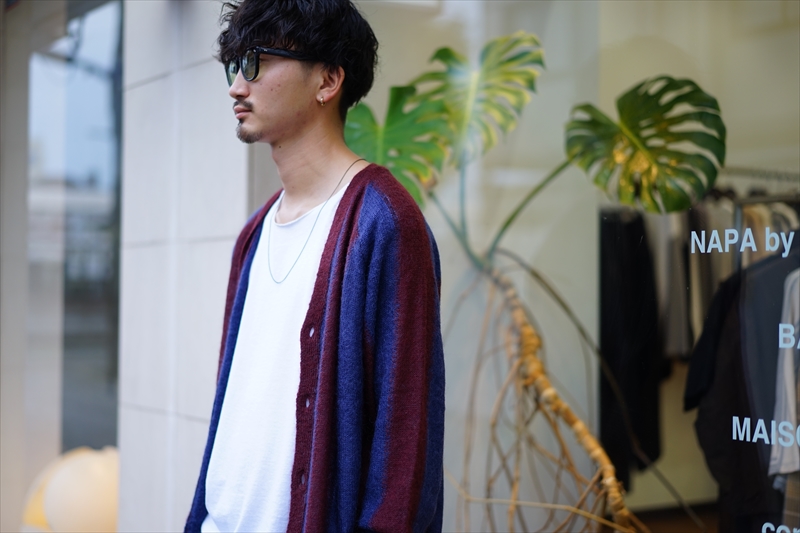 UNUSED(アンユーズド)21AWCollectionの新作、 Stripe Cardigan(US2096 