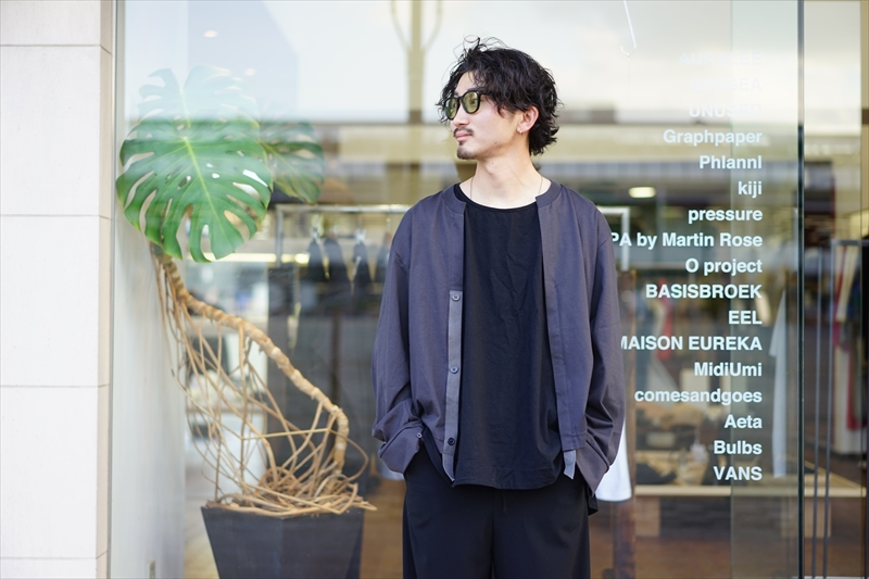 トップス sunsea 21aw t-shirt customized cardigan SUNSEA(サンシー)21AW Collectionの新作、T-Shirt Customized