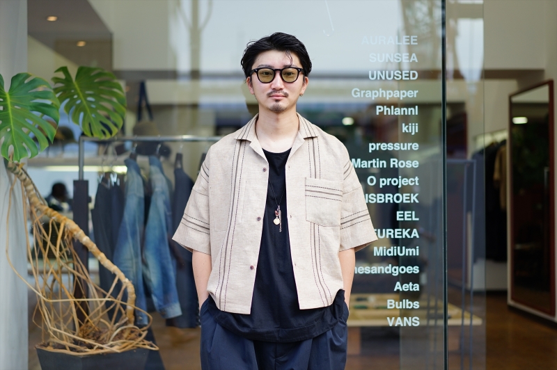 SUNSEA(サンシー)22SS Collectionの新作、Bangladesh Linen w/耳 Fried