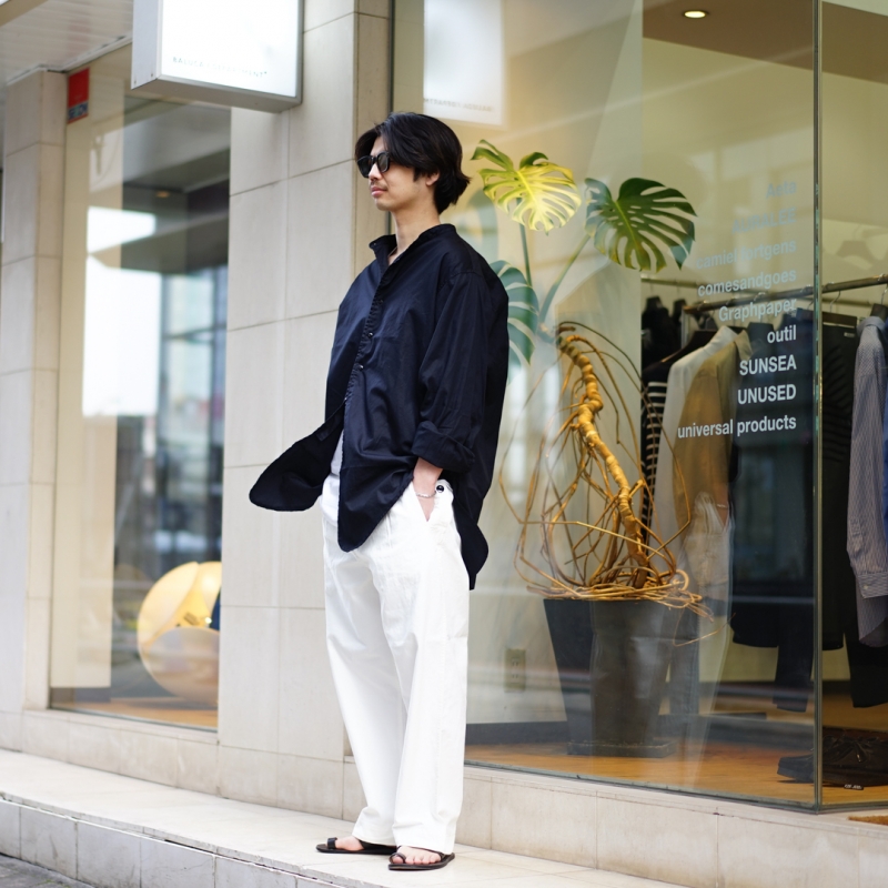 outil(ウティ)24SS Collectionの新作、chemisier sapois(OV-S008 outil(ウティ)24SS Collectionの新作、chemisier sapois(OV-S008