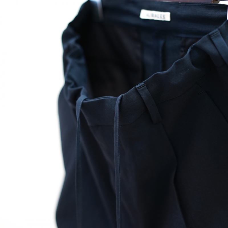 Auralee Hard Twist Cotton Silk Viyella Slacks | Liberty