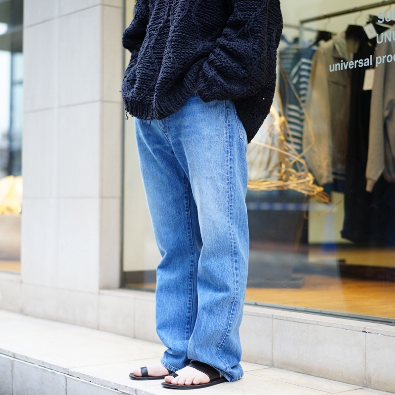 UNUSED (アンユーズド) 24SS Collectionの新作、14oz Denim Five