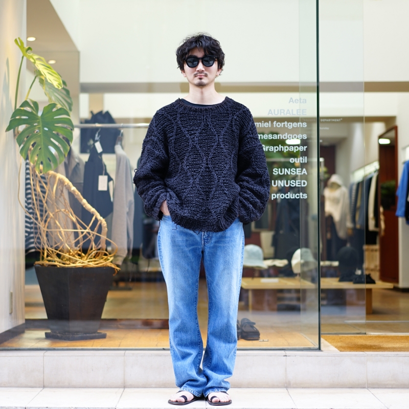 UNUSED (アンユーズド) 24SS Collectionの新作、14oz Denim Five