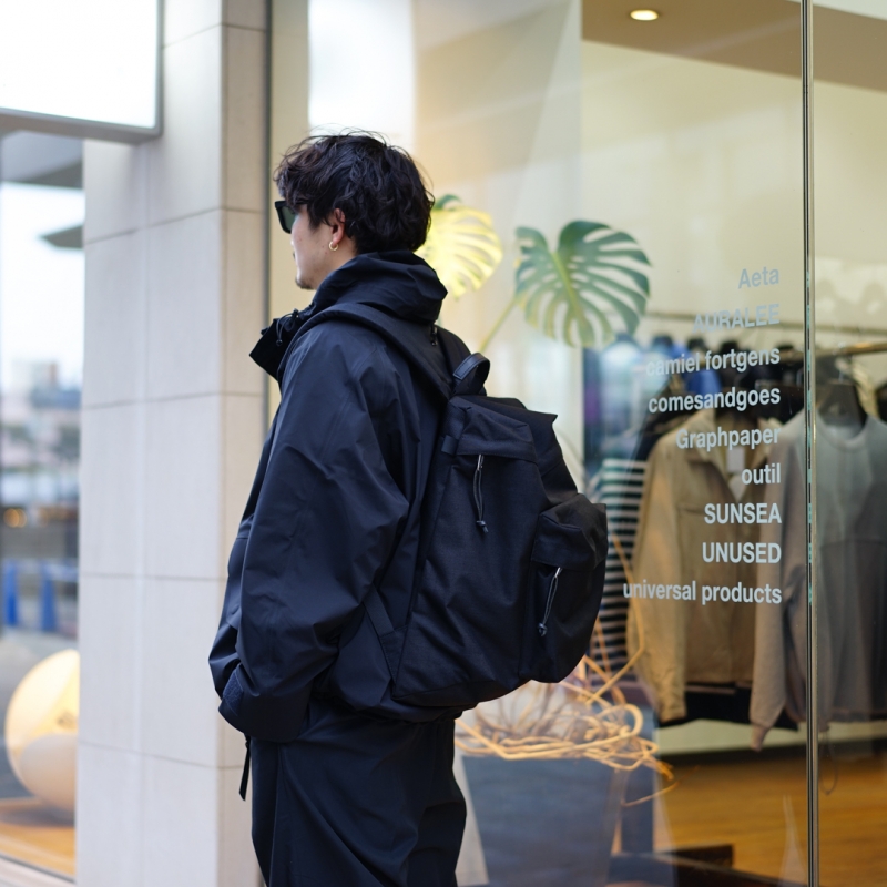 AETA NY01-TF バックパック　M NAVY ネイビー Aeta (アエタ) NYLON BACKPACK -NAVY- #NY01-TF／acoustics Men's