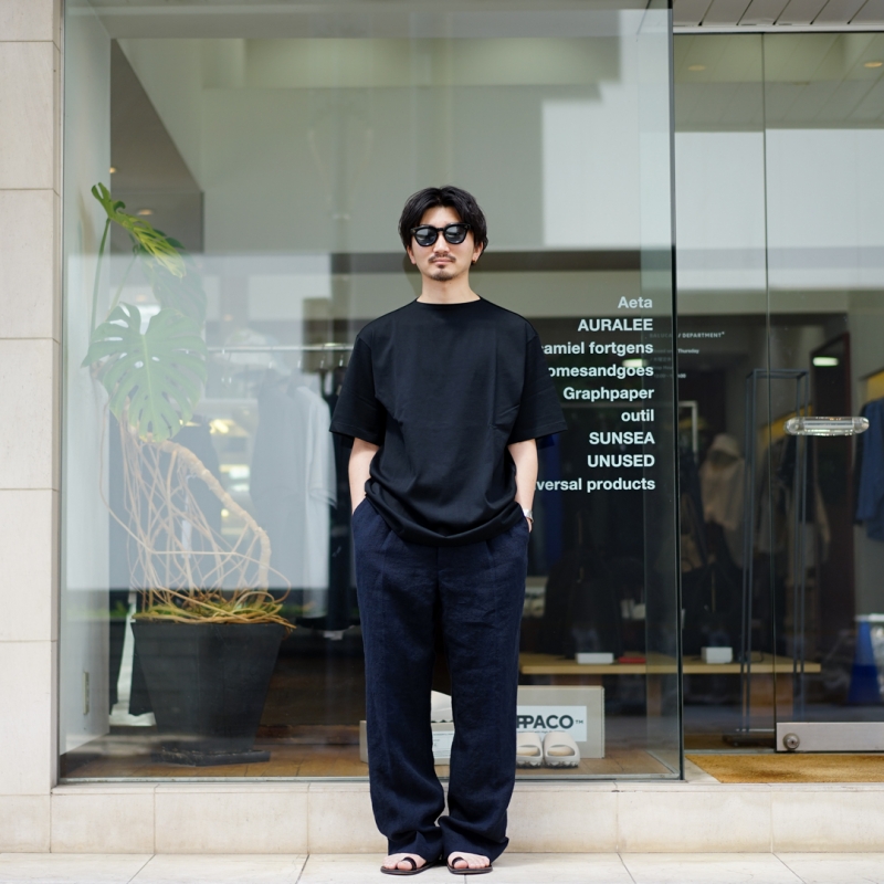 オーラリー　auralee 24ss スラック オーラリー auralee 24ss スラック（24ssデリバリー紹介