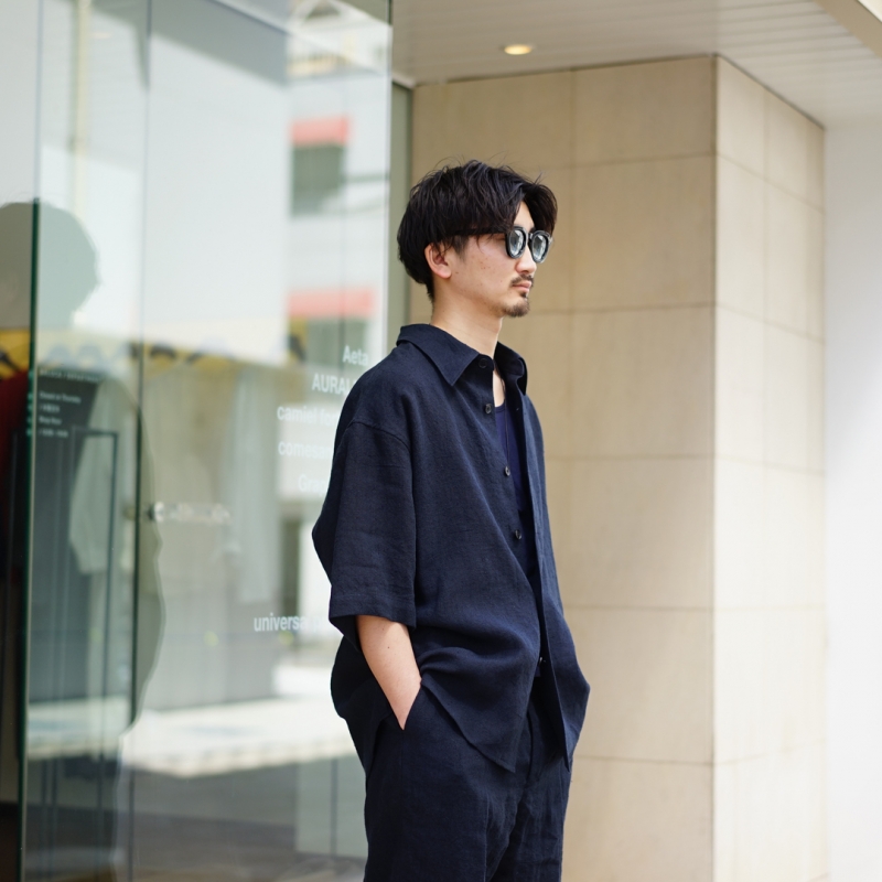 AURALEE (オーラリー)24SS Collectionの新作、Linen Silk Tweed Half