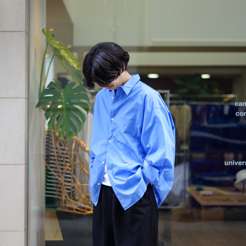 Graphpaper (グラフペーパー)Broad L/S Oversized Regular Collar