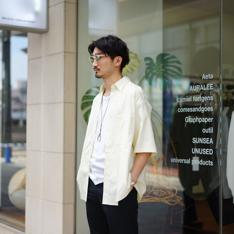 AURALEE(オーラリー) 24SS Collectionの新作、Washed Finx Twill Big