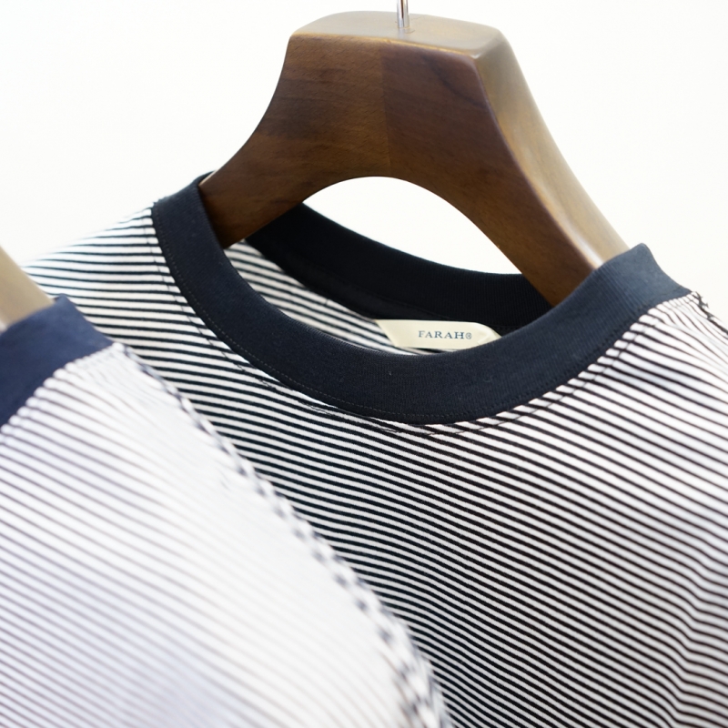 FARAH (ファーラー) の新作、Narrow Striped T-Shirt (FR0401-M3003)の 