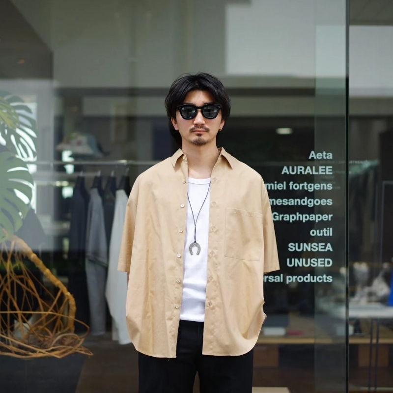 AURALEE / オーラリー | HARD TWIST FINX LINEN CHINO TANK