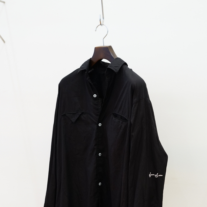 今期SUNSEA Shrinkage Cotton Big Shirt 今期SUNSEA Shrinkage Cotton Big Shirt