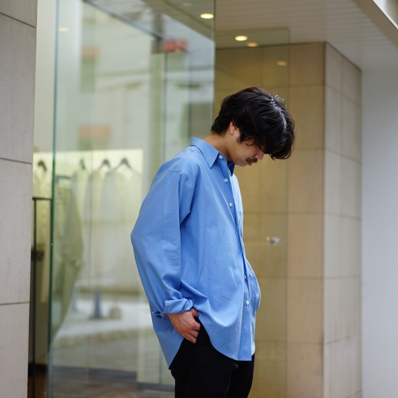 24SS オーラリー WASHED FINX TWILL BIG SHIRT AURALEE(オーラリー) 24SS WASHED FINX TWILL BIG SHIRT