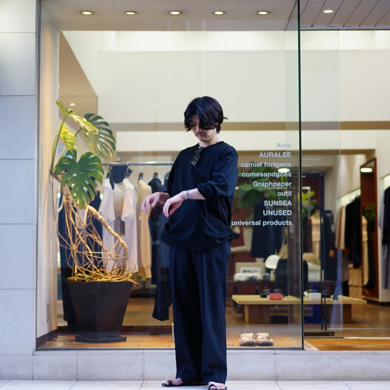 AURALEE(オーラリー) 24AW Collectionの新作、Luster Plating L/S Tee