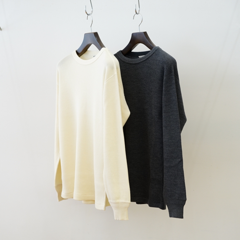 AURALEE(オーラリー) 24AW Collectionの新作 Wool Cotton Thermal P/O