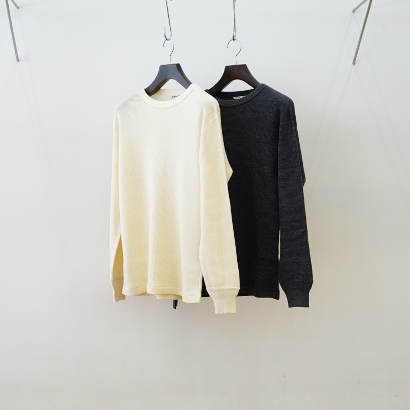 AURALEE(オーラリー) 24AW Collectionの新作 Wool Cotton Thermal P/O