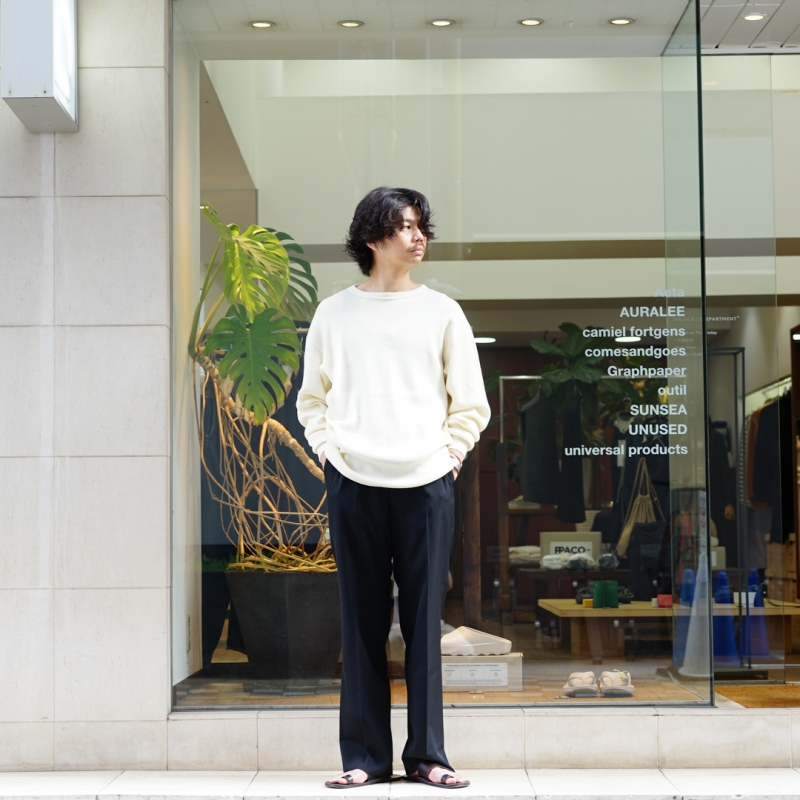 AURALEE(オーラリー) 24AW Collectionの新作 Wool Cotton Thermal P/O